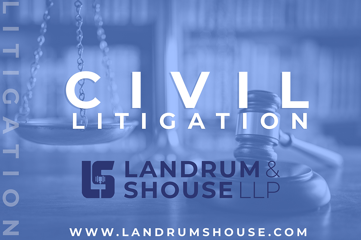 Poster of Landrum & Shouse LLP Civil Litigation Services